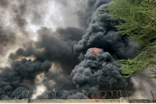 Vehicle explodes on N1 highway