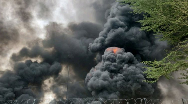 Vehicle explodes on N1 highway