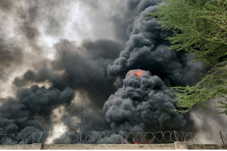 Vehicle explodes on N1 highway