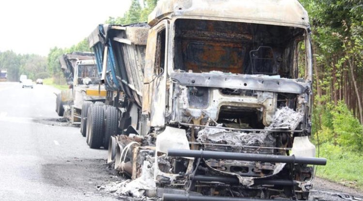 Breakthrough: Police arrest third suspect for rampant torching of trucks