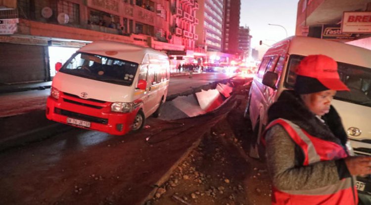 Joburg explosion: Man’s body pulled out of the CBD wreckage as 41 people treated for injuries