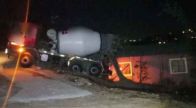 Man crushed to death as cement truck rolls back on him