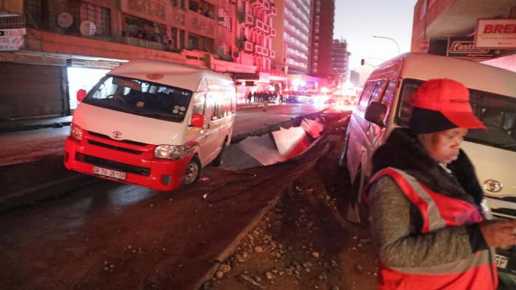 Joburg explosion: Man’s body pulled out of the CBD wreckage as 41 people treated for injuries