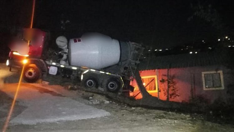 Man crushed to death as cement truck rolls back on him